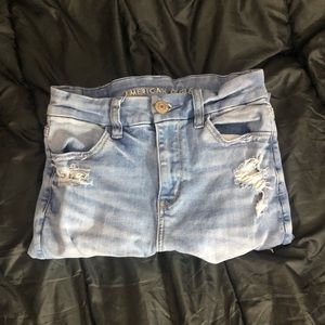 American eagle curvy hi-rise jegging crop